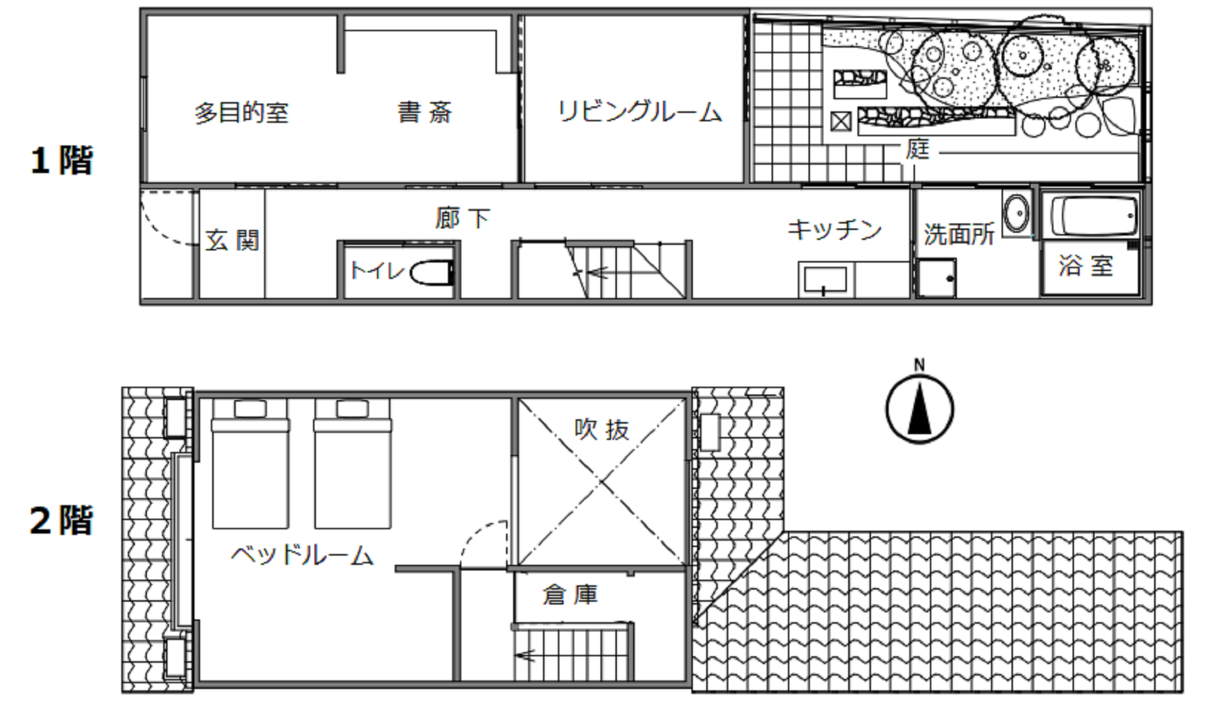 游月庵館内レイアウト